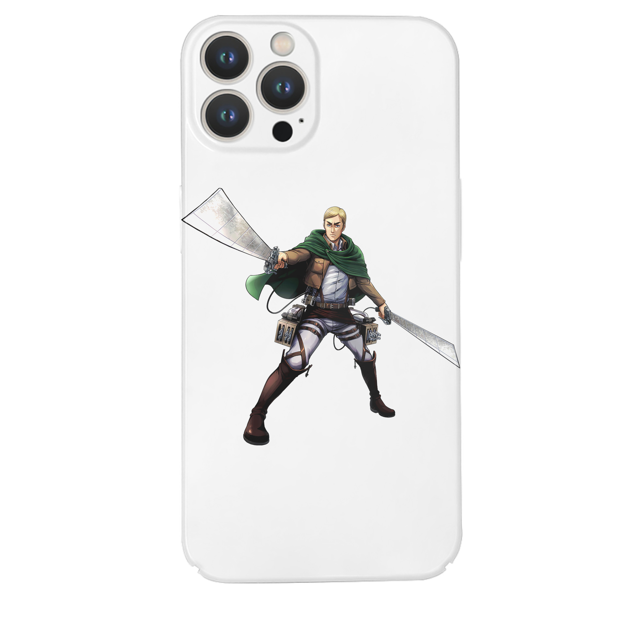 （画像用） 進撃の巨人 エルヴィン・スミス Attack on Titan Erwin Smith 【iPhone 14シリーズ対応】ハードケース